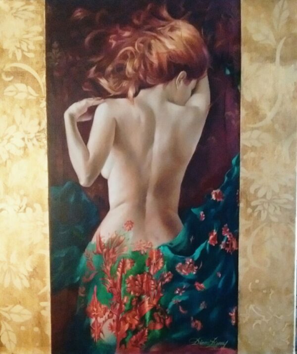 Espalda y paño verde - VENDIDO